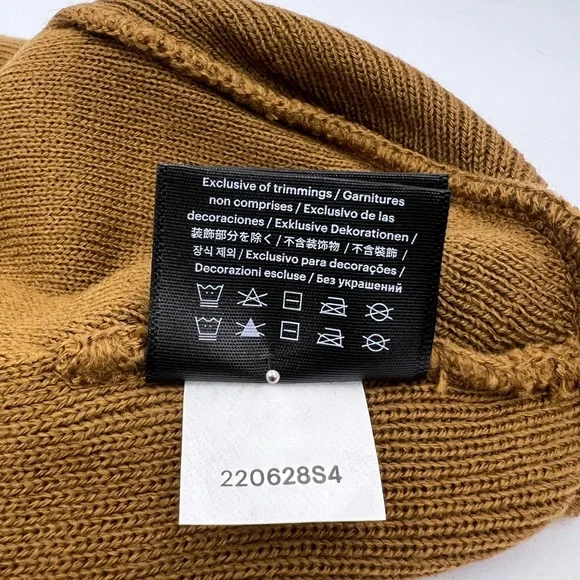 HERSCHEL SUPPLY CO. CAMEL COLOR, DOUBLE LINED VERY WARM BEANIE,UNISEX, ONE SIZE - Picture 16 of 16